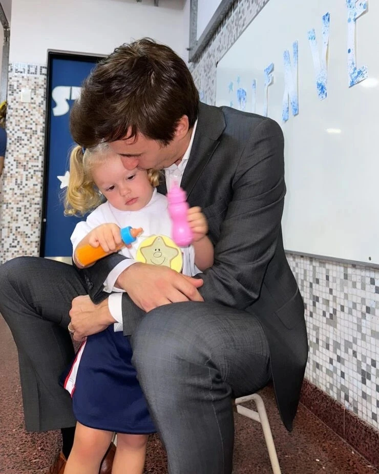 Las fotos del primer día de jardín de Ana García Moritán