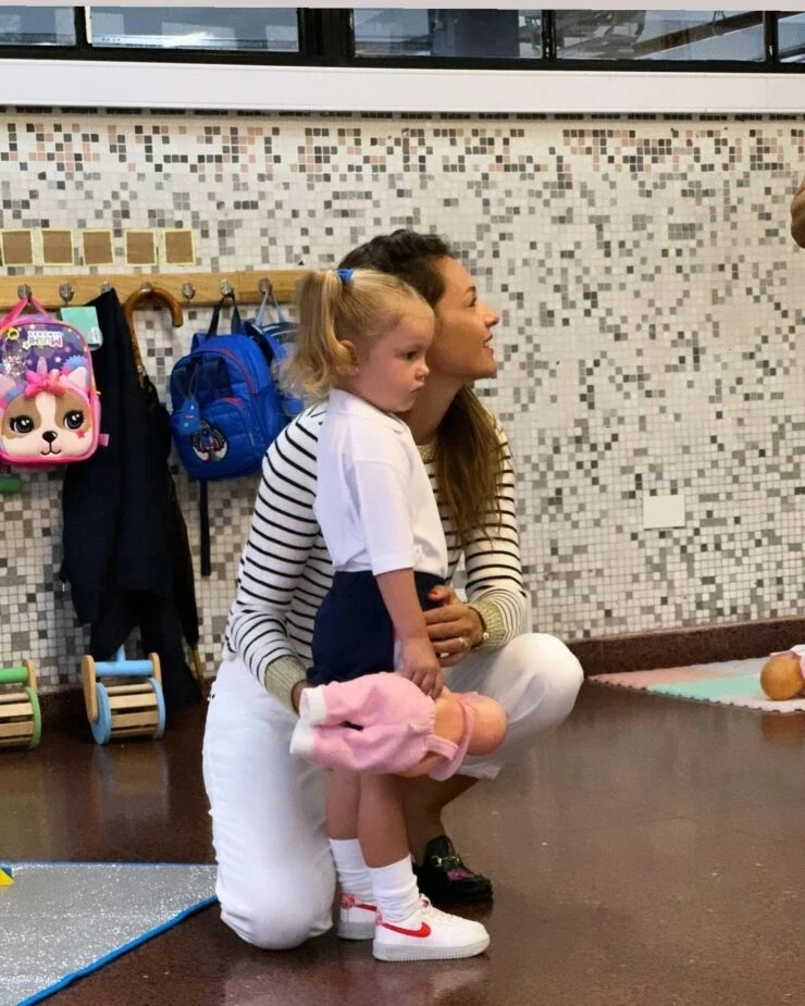 Las fotos del primer día de jardín de Ana García Moritán