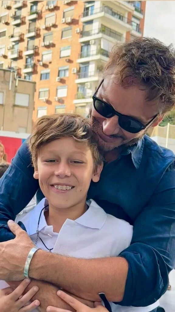 La felicidad de Benjamín Vicuña por sus hijos, Beltrán y Benicio
