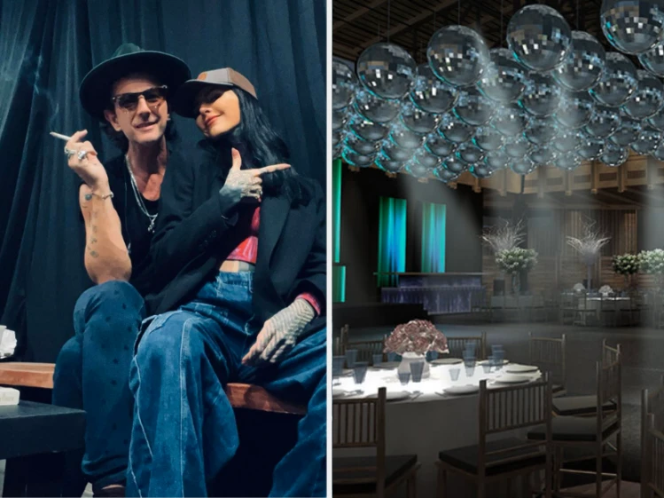 Así está quedando el salón para el casamiento de Cande Tinelli y Coti Sorokin