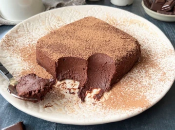 Merienda sin TACC: receta de torta de chocolate de dos ingredientes super fácil