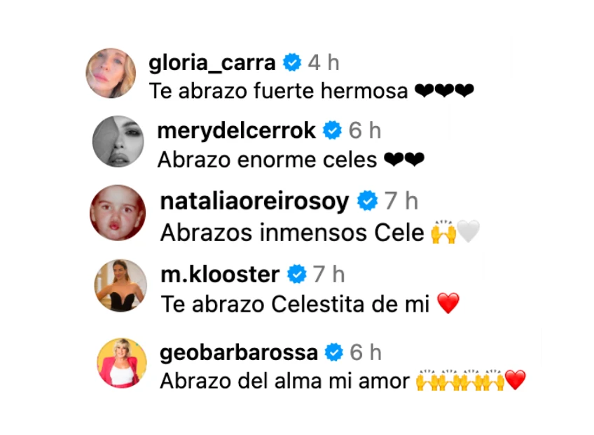 La tristeza de Celeste Cid por la muerte de Aníbal, su papá: "Que vueles muy alto"