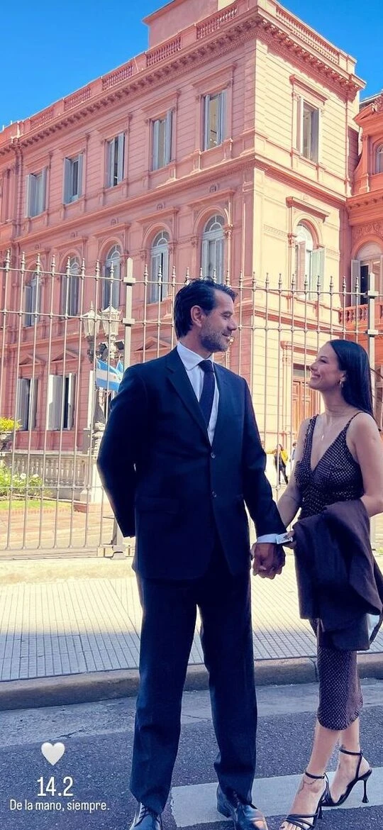 luli fernández y cristian cúneo libarona día de san valentin