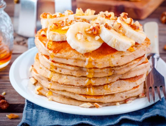 Desayuno fit: la receta de hotcakes veganos más rica y fácil
