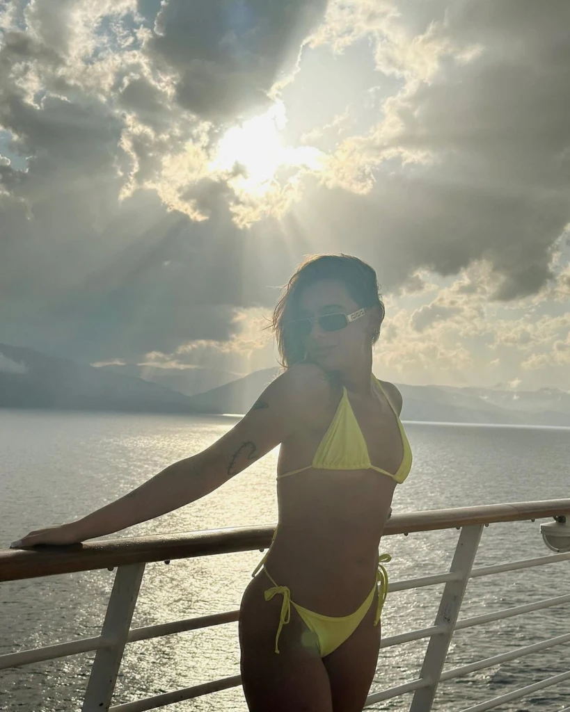 Las fotos de las vacaciones de Nico Occhiato y Flor Jazmín desde Miami