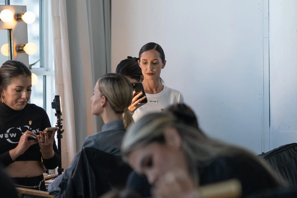 Caro Haldemann en el desfile de Custo Barcelona. Foto Jorge Aragón