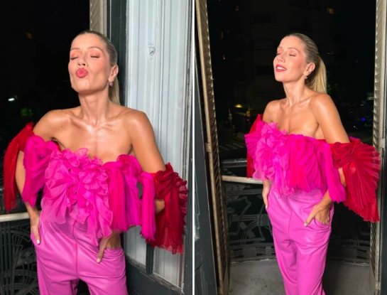 Laurita Fernández sigue apostando al Barbiecore para promocionar Legalmente Rubia