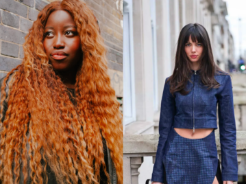 Los cortes de pelo más trendy que nos dejó el streetstyle de la Semana de la Moda de Londres