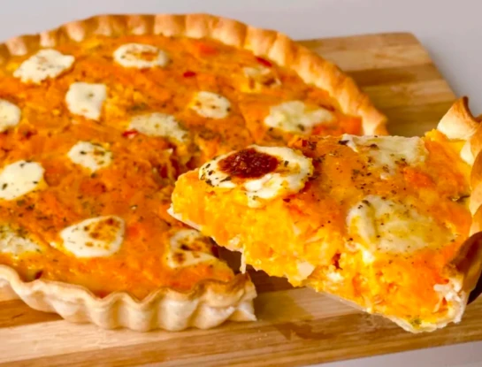 Tarta de calabaza, cebolla y queso: la receta más fácil para aprovechar las verduras de estación