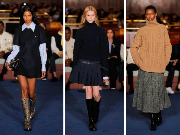 Tommy Hilfiger llevó su estilo "Gossip Girl" a la Semana de la Moda de NY con su colección otoño-invierno 2024