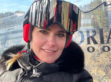 Las fotos de las vacaciones de Valeria Mazza: a puro ski desde Francia