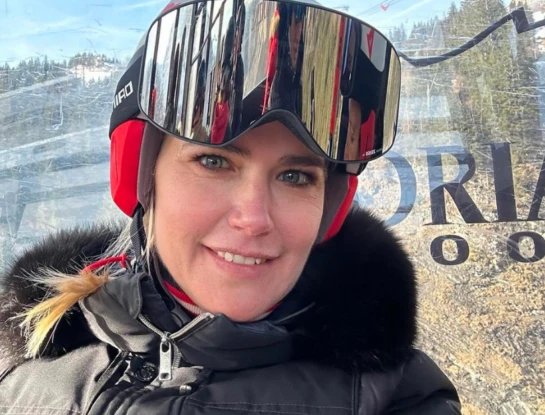 Las fotos de las vacaciones de Valeria Mazza: a puro ski desde Francia