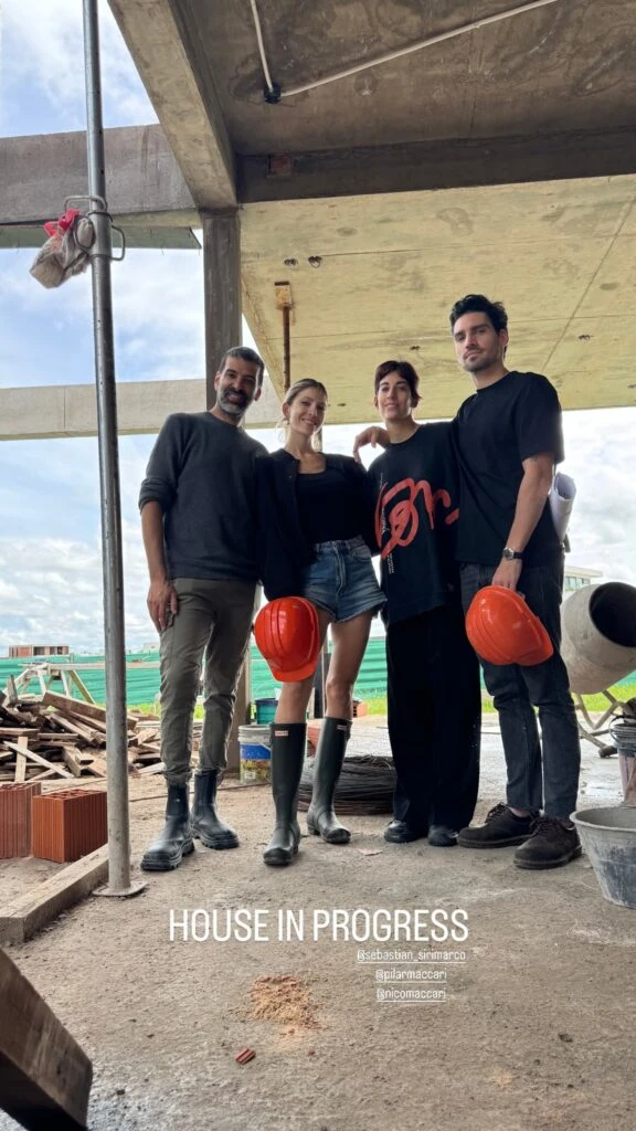 Así está la construcción de la casa de Cande Ruggeri