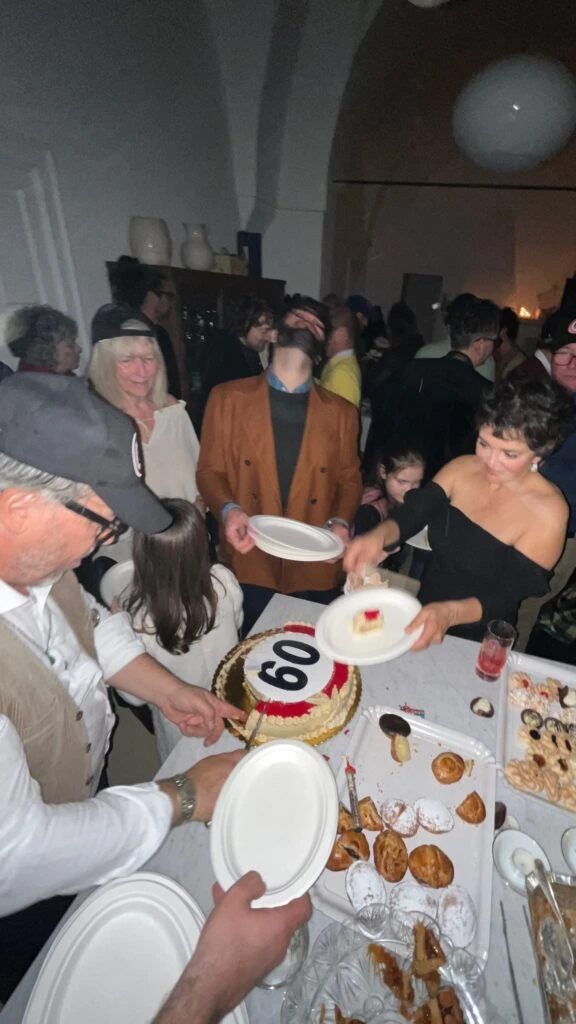 Así Donato de Santis festejó en Italia su cumpleaños de 60