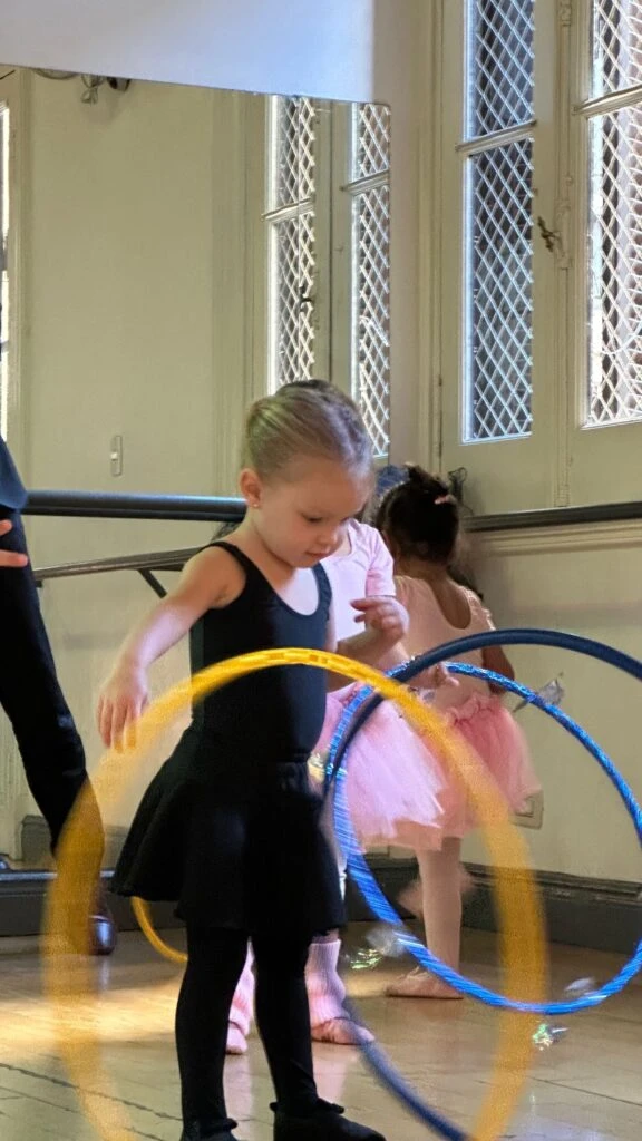 Anita García Moritán está tomando clases de baile