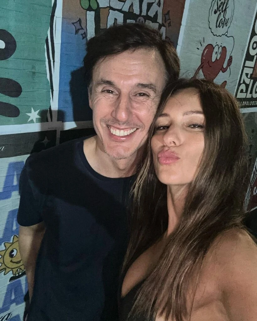 Pampita, Roberto y Delfina García Moritán en el Lollapalooza.