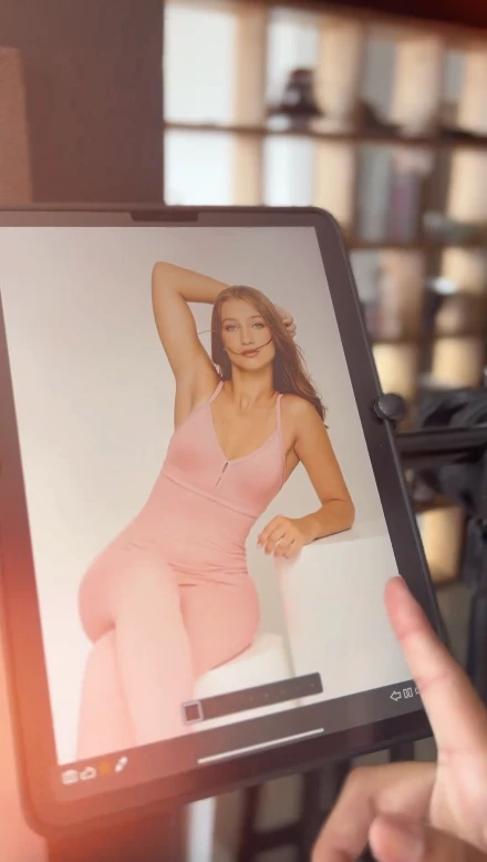 Así fue la primera producción como modelo de Indiana Cubero