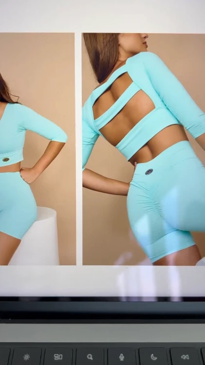 Así fue la primera producción como modelo de Indiana Cubero