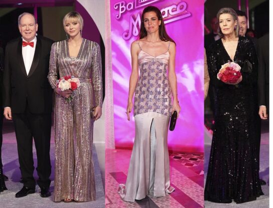 Los looks súper glamorosos de las mujeres Grimaldi en el tradicional Baile de la Rosa de Mónaco
