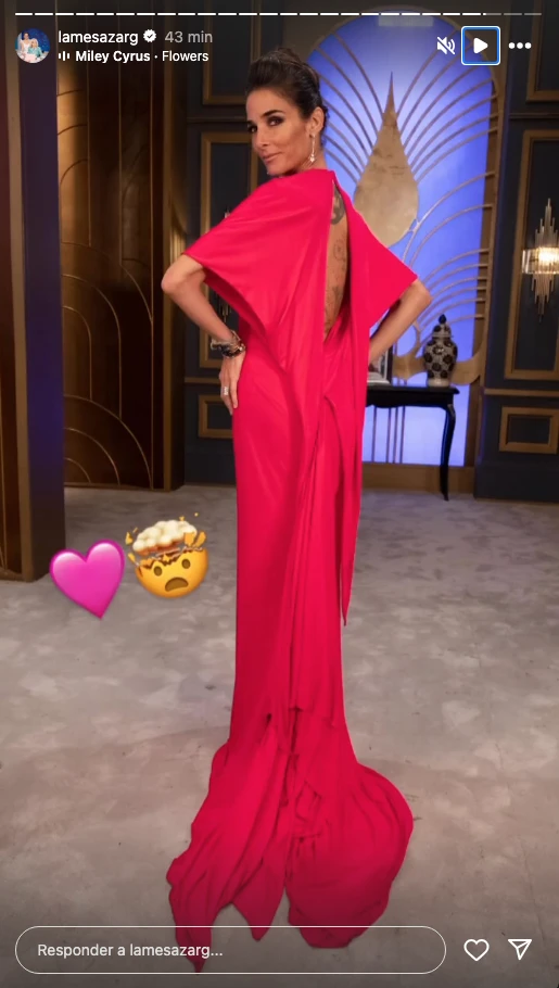 Juana Viale se sumó a la moda circular con un look barbiecore