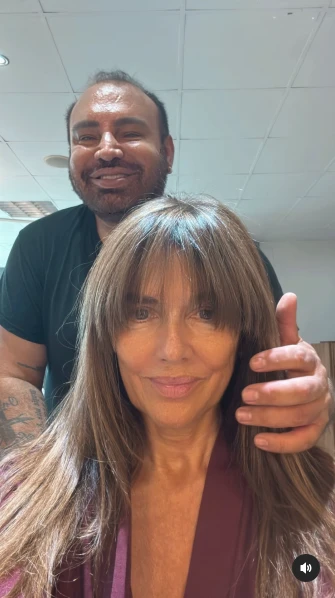 Andrea Frigerio y su cambio de look rotundo.