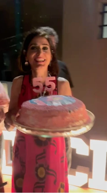 Cecilia Milone festejó su cumpleaños número 55