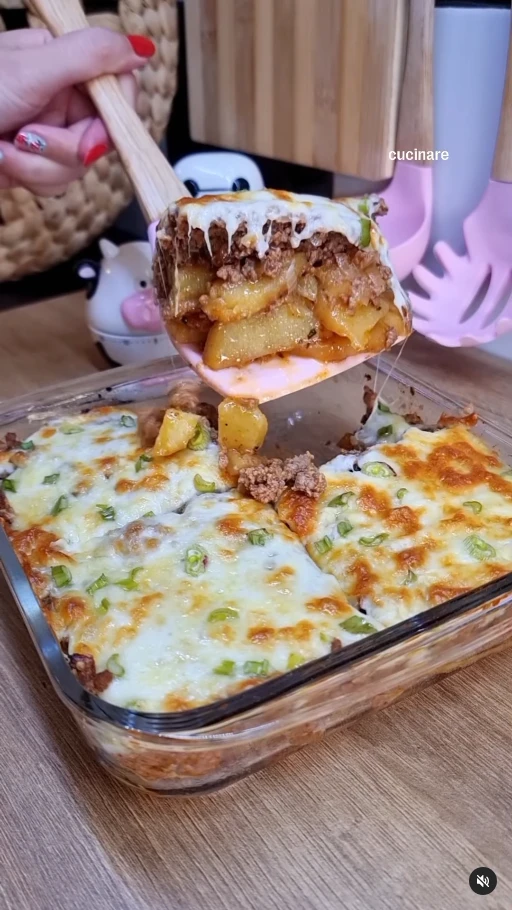 Pastel de papas distinto