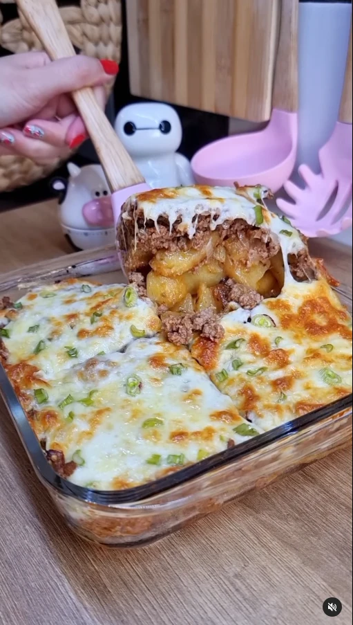 Pastel de papas distinto