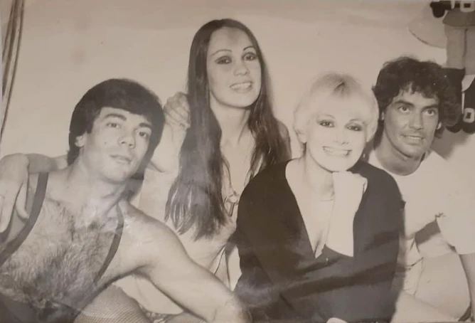 Naamin cuando formaba parte del elenco del teatro Maipo. Foto FB