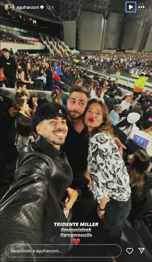 Manu Viale, Grego Rossello y Agustín Franzoni