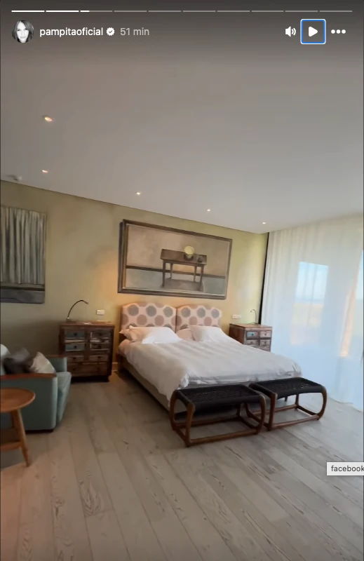 El depto donde pasarán el fin de semana extra large Pampita y marido.