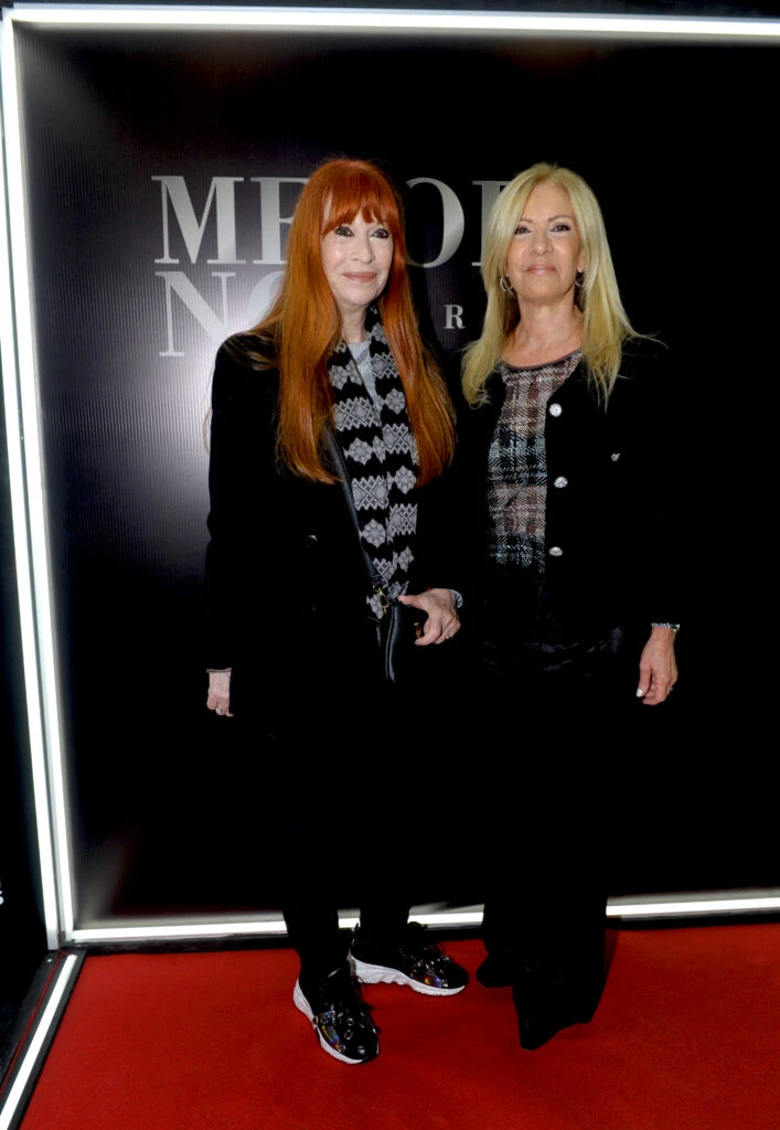 La cantante Manuela Bravo y la conductora Susana Roccasalvo