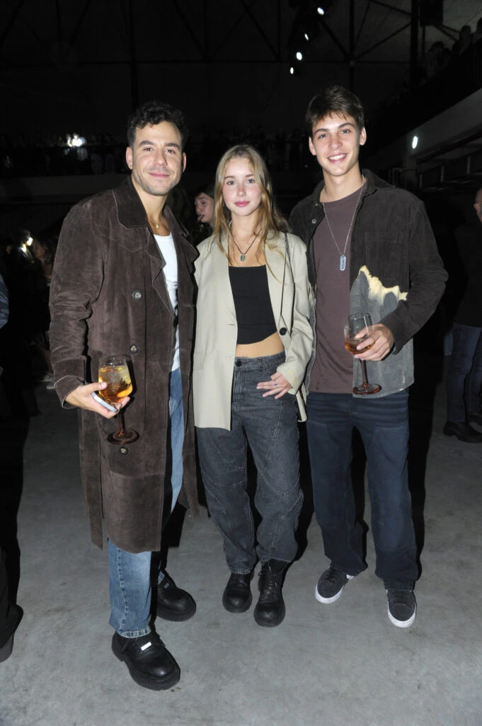 Taína Gravier, Benicio Gravier y Fer Dente. Foto RS Fotos.