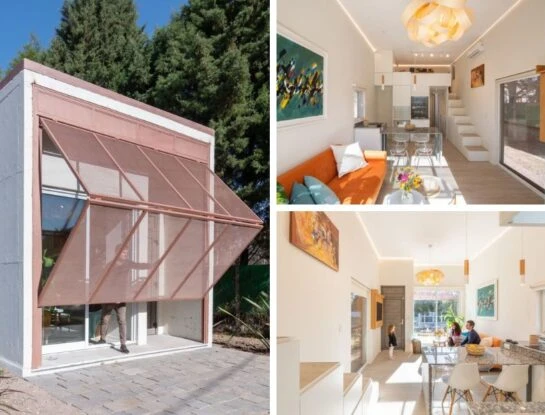 Orgullo argentino: así es la casa prefabricada de hormigón que se construye en un día