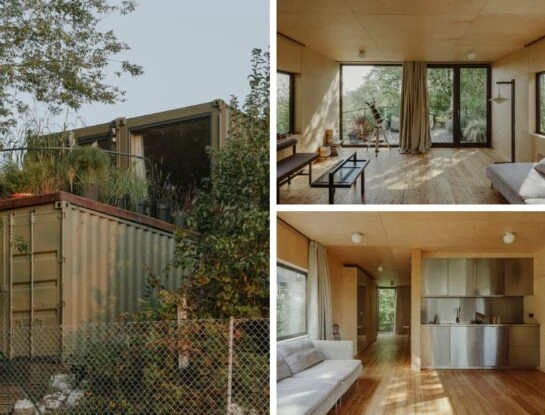 Una casa container cálida, flexible y fácil de transportar