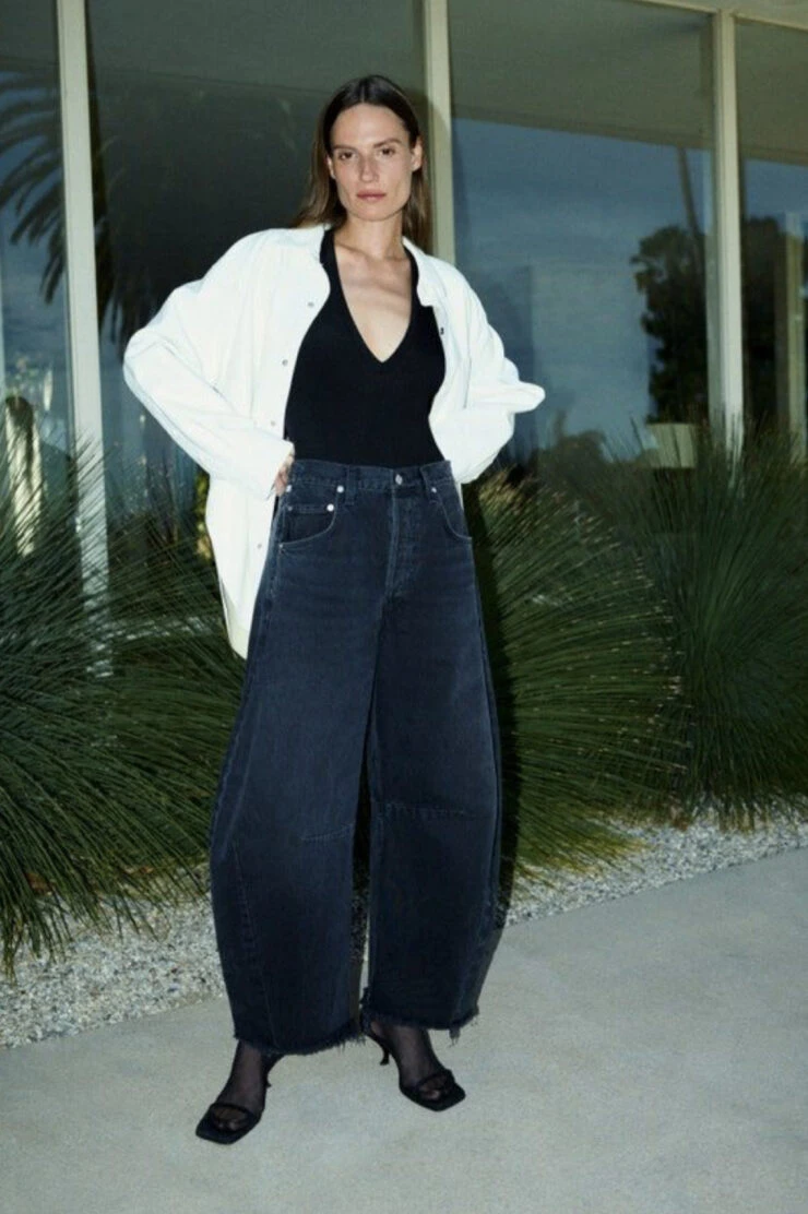 Estos son los jeans más trendy de este otoño 2024. Foto: Pinterest.