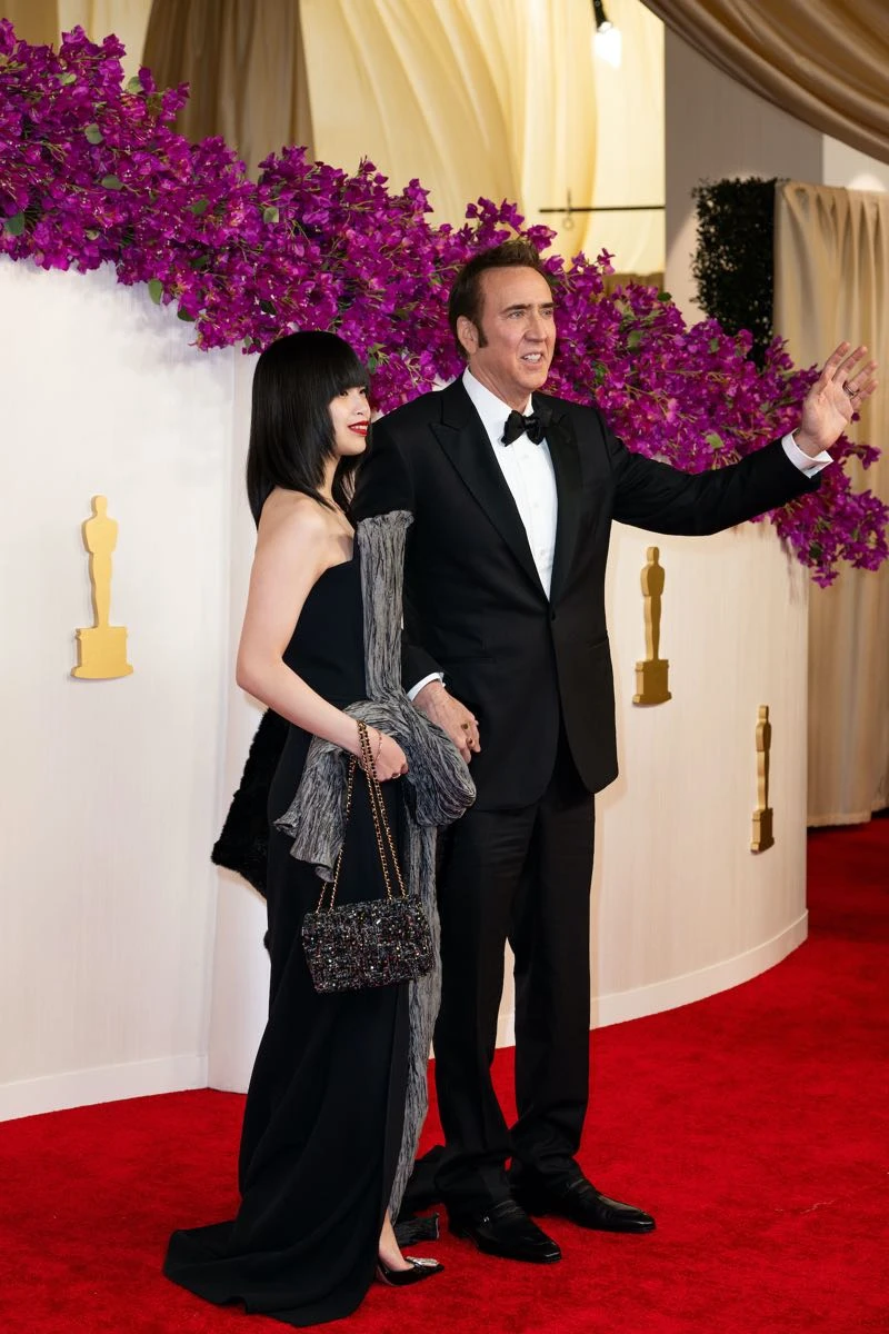 Riko Shibata y Nicolas Cage