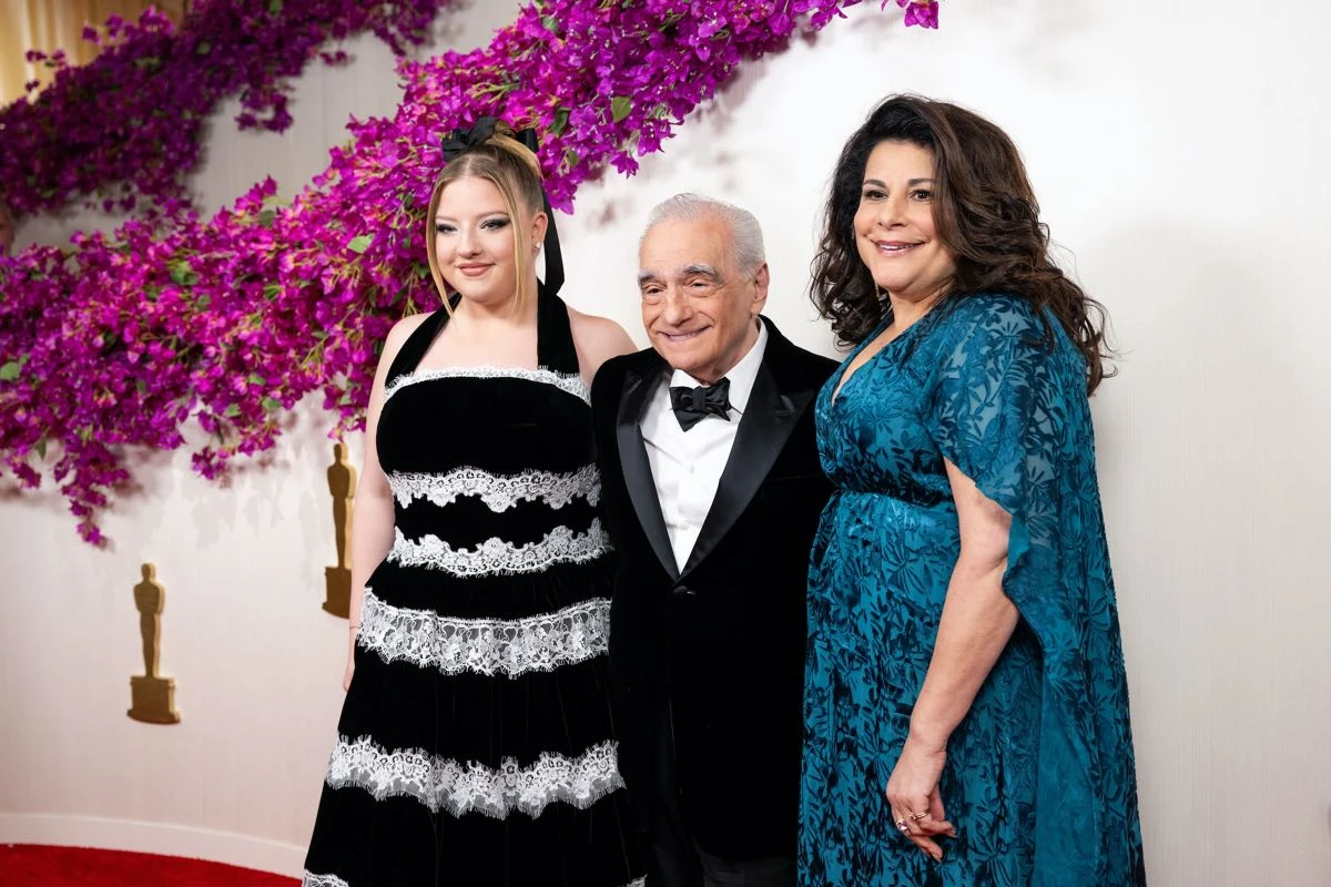 Martin Scorsese, Francesca Scorsese, y Cathy Scorsese 