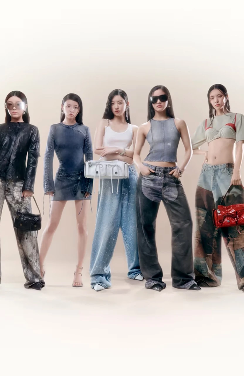 K-Pop ILLIT en Acne Studios SS24