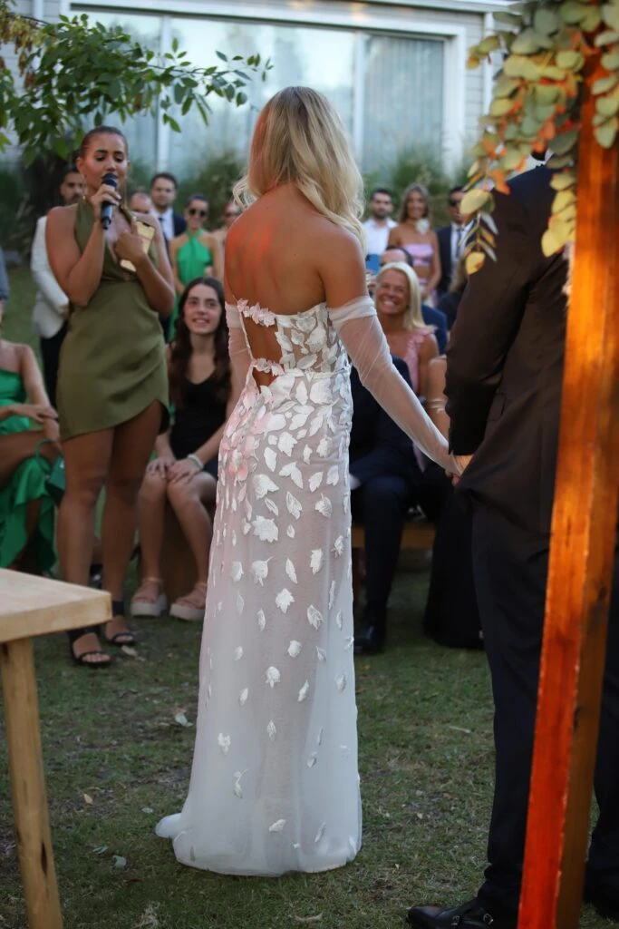 Julieta Puente y Facundo Miguelena en su casamiento. Foto RS Fotos