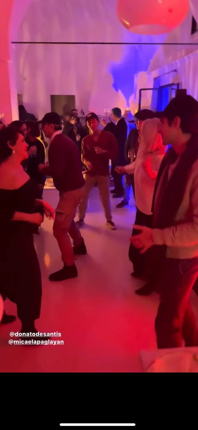 Así Donato de Santis festejó en Italia su cumpleaños de 60