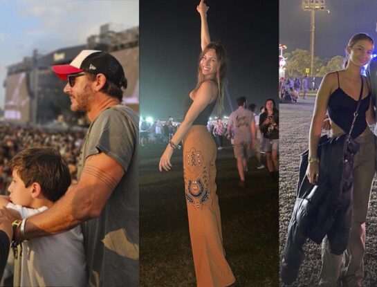 Vidriera: de Pampita a Indiana Cubero y Benjamín Vicuña, así disfrutaron los famosos del Lollapalooza