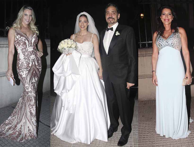 Vidriera: de Karina Antoniali a Rocío Marengo, los looks en el casamiento de Maca Fort y Tiago Demársico
