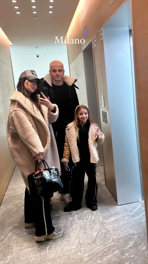 Las fotos de Wanda Nara en su casa de campo en Milán