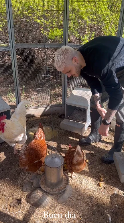 Las fotos de Wanda Nara en su casa de campo en Milán