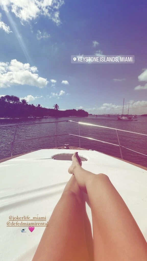 Las fotos de la China Suárez de vacaciones en Miami. Foto: Instagram.