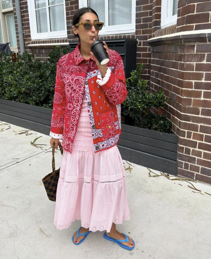 Looks estampados para usar este fin de semana. Foto: Pinterest.