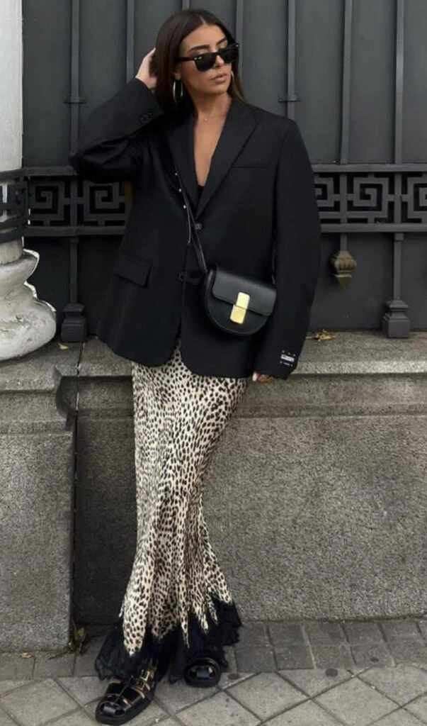 Looks estampados para usar este fin de semana. Foto: Pinterest.