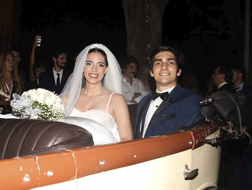 El álbum de fotos del casamiento por iglesia de Macarena Fort y Tiago Demársico