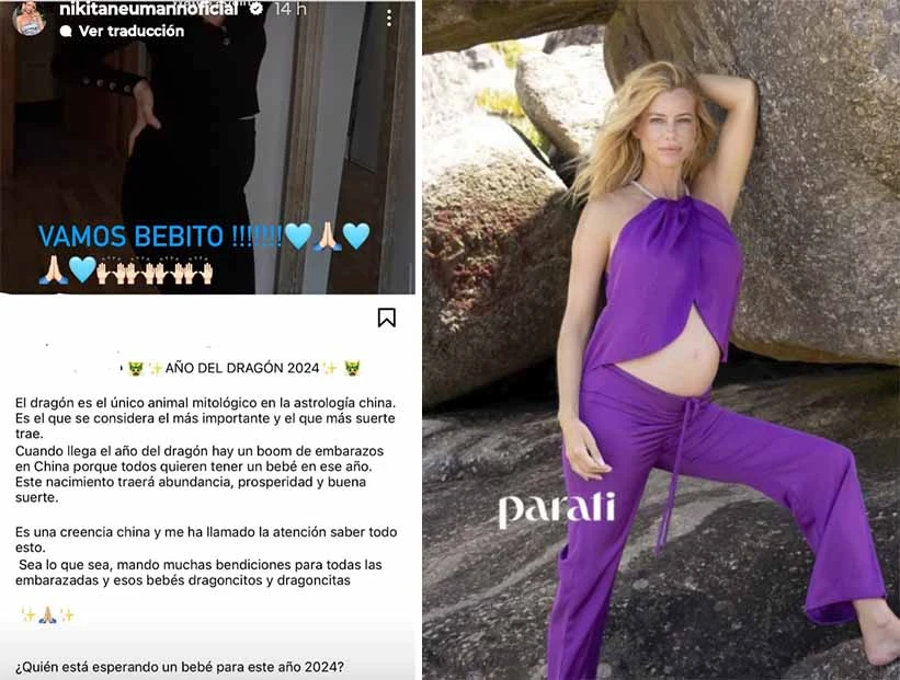 Nicole Neumann y el posteo sobre el año del dragón y su hijo